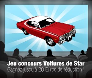 Êtes-vous cinéphile? Participez au concours “Voitures de Star” !