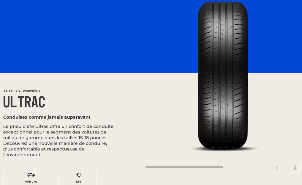 Nouveau pneu d’été Vredestein Ultrac Pro